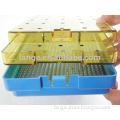 plastic micro instrument tray-base, insert tray,lid,1 mat (P501A)